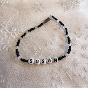 SUSAN 7” personalized name bracelet-NEW